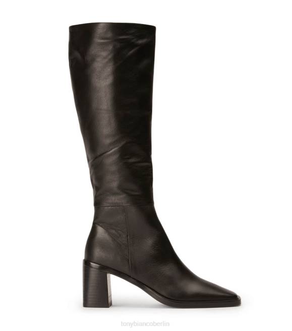 kniehohe Stiefel| de Tony Bianco Frauen Darby-Kalbsstiefel schwarzes Venedig 4624427